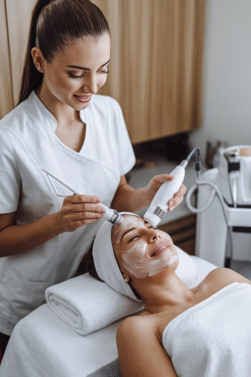 Facial and skincare treatments for glowing skin